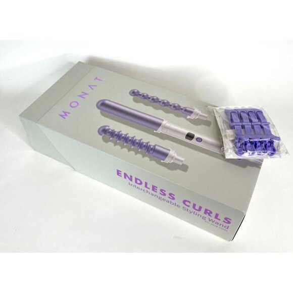 Brand New Monat Endless Curls Stying Wand Curling Iron Curling Rod 3 Pie… - Picture 5 of 5